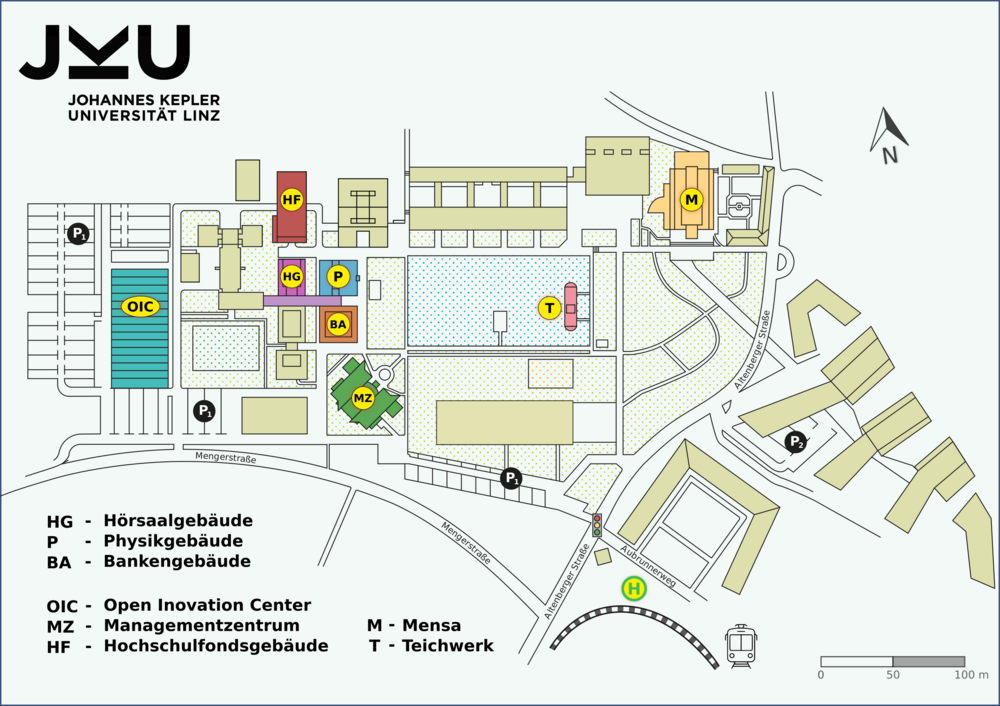 JKU Campus Map