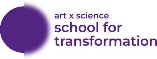 art x science school for transformation logo in violet