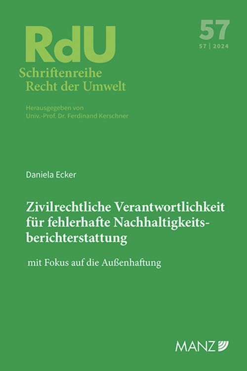 Cover Nachhaltigkeitsberichterstattung