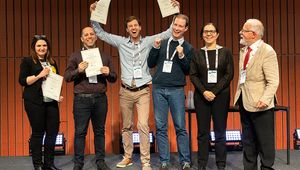 Jan Boeckmann at the awards ceremony; photo credit: EURO