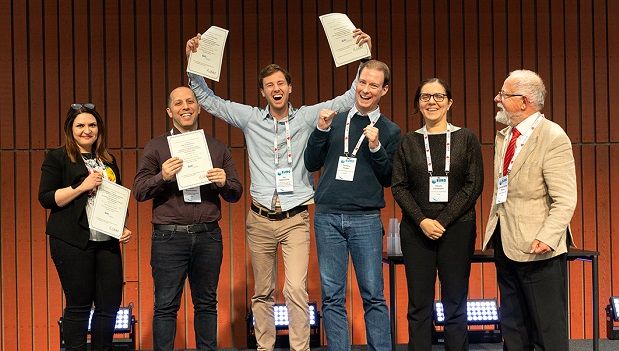 Jan Boeckmann at the awards ceremony; photo credit: EURO