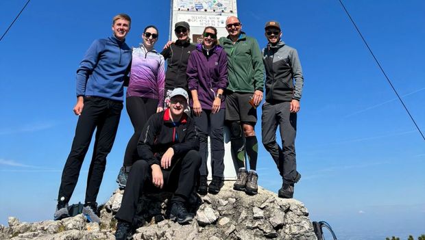 Gruppenfoto am Gipfel