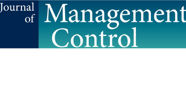 [Translate to Englisch:] Journal of Management Control