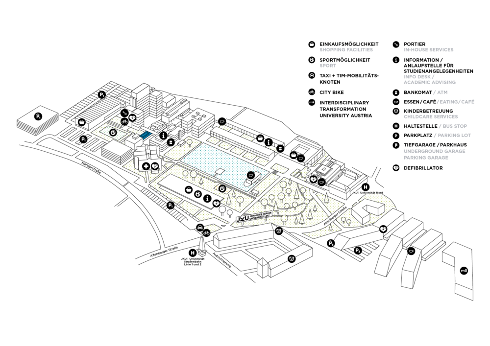 JKU Campusplan Mikroelektronik