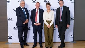 von links: Bergthaler, Garber, Greif, Koch; Credit: JKU