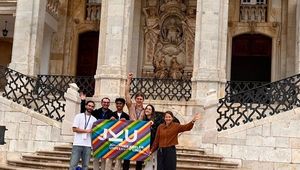 Diego Caparrós Vaquer , Luczak Wiktor , Talha Malik, Kyrylo Meliushko, Veronika Sboieva and Elisabeth Ulbrich; photo credit: Kyrylo Meliushko