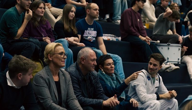 VR Janko and VR Tusek at the Astros game; photo credit: Ahmed Ab El Ghany