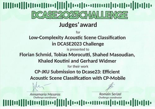 dcase23 judges award