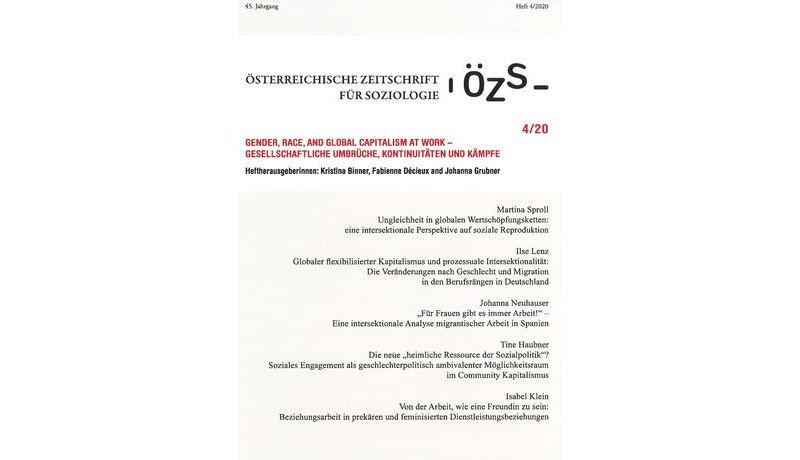 ÖZS 4/20 - Gender, Race, and Global Capitalism at Work 