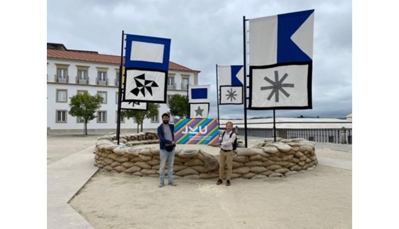 Michal Lewandowski at the University of Coimbra; photo credit: JKU/Michael